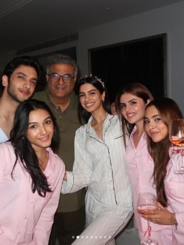 Khushi Kapoor Celebrates 24th Birthday with Pink Pajama